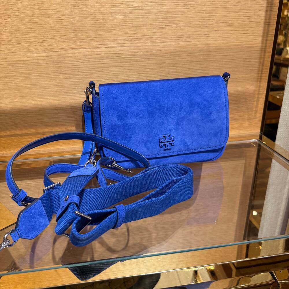 NEW‼️Tory Burch Thea Suede Flap Shoulder Bag 180450 $575
